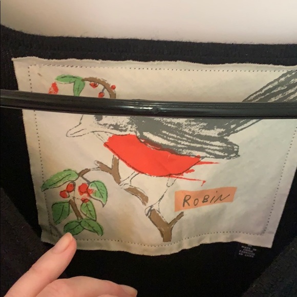 🌟ANTHO ROBIN BRAND BLACK SWEATER, M🌟 - Picture 3 of 10